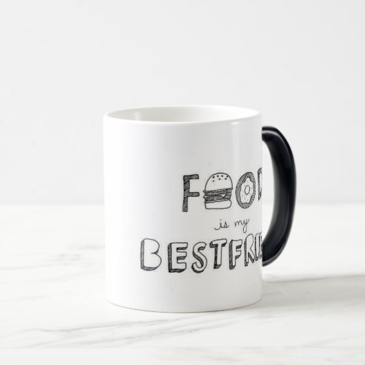 Voedsel is mijn beste vriend Mok (Voorkant rechts)