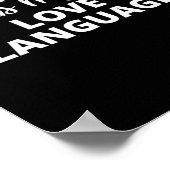 Voedsel is mijn liefdestaal poster (Hoek)