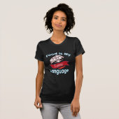 Voedsel is mijn liefdestaal t-shirt (Voorkant volledig)