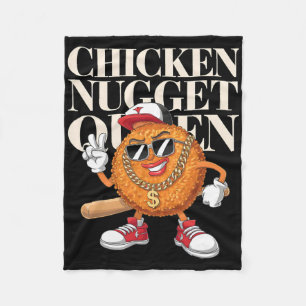 Voedsel Kipnugget Koningin Fleece Deken