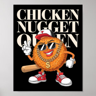 Voedsel Kipnugget Koningin Poster