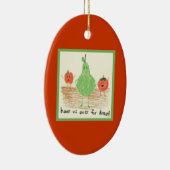 Voedsel kunst voor kinderen keramisch ornament (Rechts)