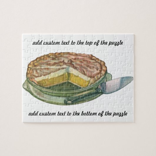  voedsel, Lemon Meringue Pie Dessert Legpuzzel (Horizontaal)