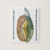  voedsel, Lemon Meringue Pie Dessert Legpuzzel (Verticaal)