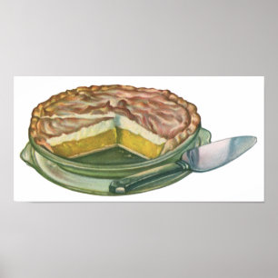  voedsel, Lemon Meringue Pie Dessert Poster