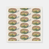  voedsel, Lemon Meringue Pie Dessert Servet (Voorkant)