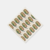  voedsel, Lemon Meringue Pie Dessert Servet (Hoek)