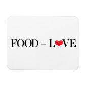 Voedsel = Liefde Magneet (Horizontaal)