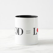 Voedsel = Liefde Mok (Midden)