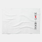 Voedsel = Liefde Theedoek (Horizontaal)