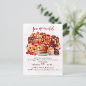 Voedsel Lover, uitnodiging van Dessert Lover Party (Staand voorkant)