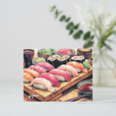 voedsel massa mailing japanse briefkaarten (Staand voorkant)