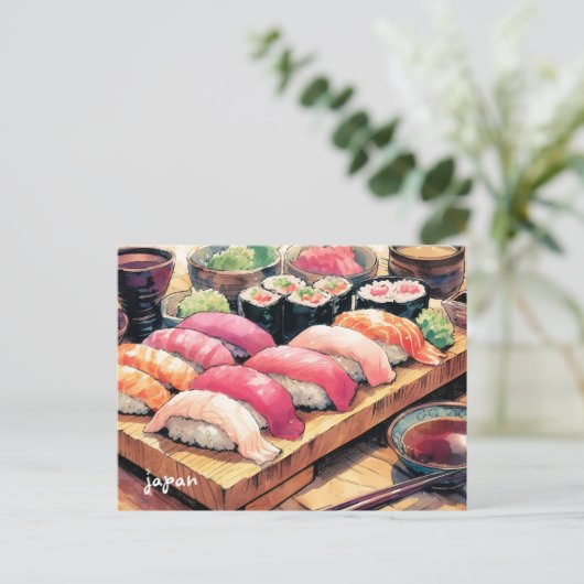 voedsel massa mailing japanse briefkaarten (Staand voorkant)