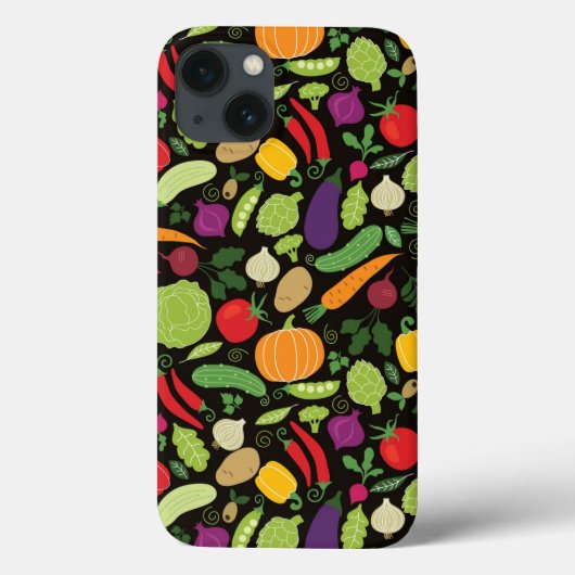 Voedsel op zwarte achtergrond Case-Mate iPhone case (Achterkant)