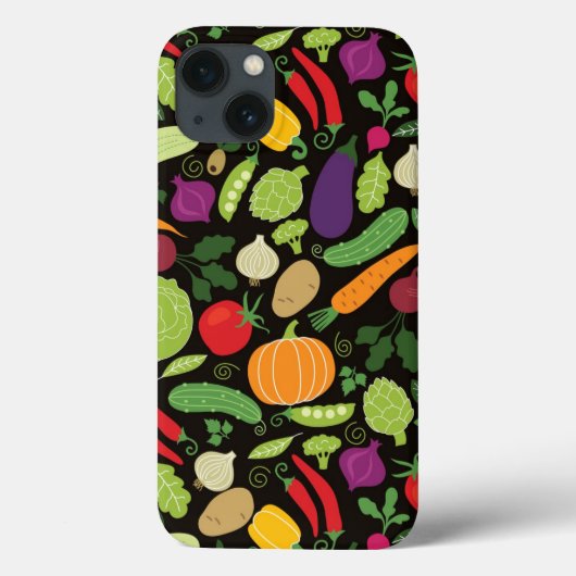 Voedsel op zwarte achtergrond Case-Mate iPhone case (Achterkant)