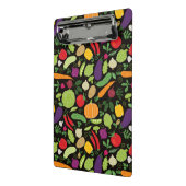 Voedsel op zwarte achtergrond mini klembord (Angled2)