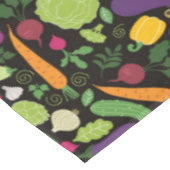 Voedsel op zwarte achtergrond tafelkleed (Gekanteld)