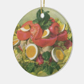  voedsel, organisch gemengd groen mengzout keramisch ornament (Links)