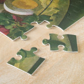 voedsel, organisch gemengd groen mengzout legpuzzel (Zijkant)