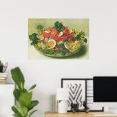  voedsel, organisch gemengd groen mengzout poster (Thuiskantoor)