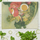 voedsel, organisch gemengd groen mengzout theedoek (Gevouwen)