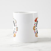 Voedsel over de hele wereld grote koffiekop (Voorkant)