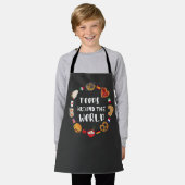 Voedsel over de hele wereld schort (Gedragen)