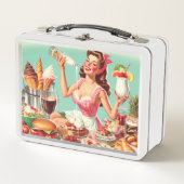  voedsel pin-up illustratie (Voorkant)