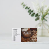 Voedsel - Pinda's Visitekaartje (Staand voorkant)