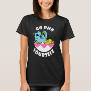Voedsel Pun Aziatisch Eten Kat Pho Noedel Pho Soep T-shirt
