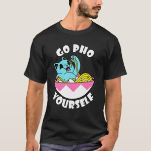 Voedsel Pun Aziatisch Eten Kat Pho Noedel Pho Soep T-shirt