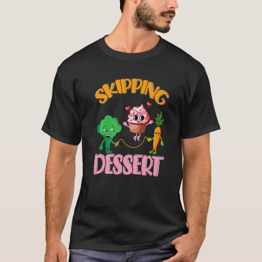 Voedsel Pun Broccoli Wortel Cupcake T-shirt (Voorkant)