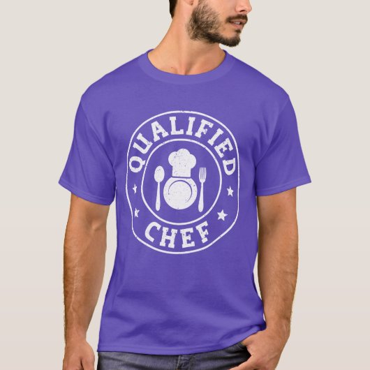 Voedsel Service Chef vintage T-shirt (Voorkant)