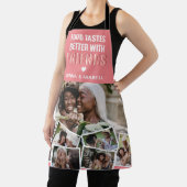 'Voedsel smaakt beter bij vrienden' Fotocollage Schort (Insitu)