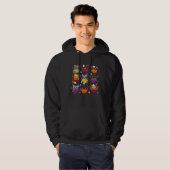 Voedsel snoepjes   dier Cupcake Hoodie (Voorkant volledig)