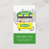 Voedsel straat pannenkoek visitekaartje (Voorkant)