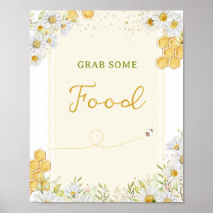 Voedsel Tafel Hommels Feest Baby Bruids Bij Shower Poster
