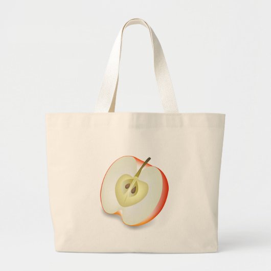 VOEDSEL TOEPASSEN GROTE TOTE BAG (Voorkant)