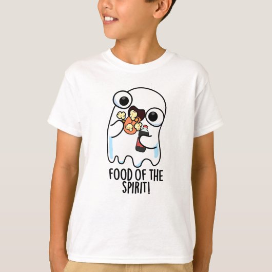 Voedsel Van De Geest Grappige Geest Punt T-shirt (Voorkant)