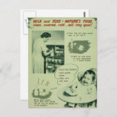 Voedsel van de natuur - Vintage Briefkaart (Voorkant / Achterkant)