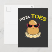 Voedsel van paardenbonen briefkaart (Voorkant / Achterkant)