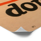 Voedsel, verspil het geen braakposter poster (Hoek)