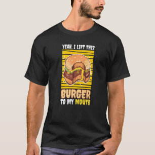 Voedsel Vlees Patties Delicious Yummy Cheesy Burge T-shirt