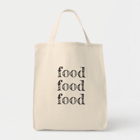 Voedsel Voedsel Canvas Grocery Store Canvas tas (Voorkant)