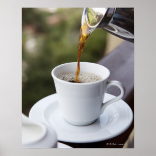 Voedsel, voedsel en Drink, koffie, meel, karafel Poster