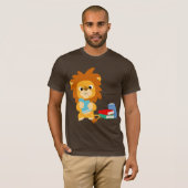 Voedsel voor Cartoon T-shirt met denkbeeldige acht (Voorkant volledig)