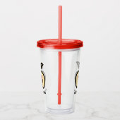 Voedsel voor de teelt van Logo Acrylknollen Acryl Drinkbeker (Rechts)