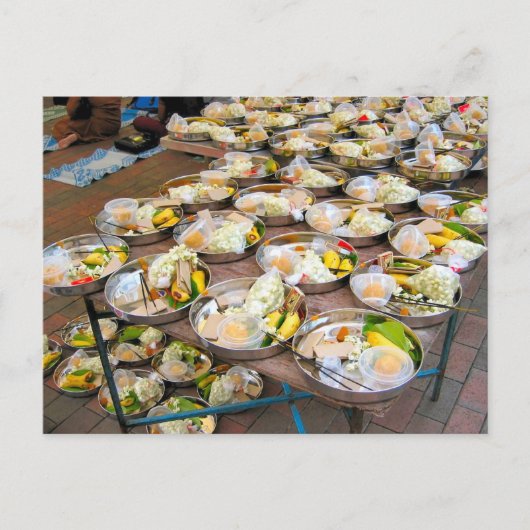 Voedsel voor een hindoefestival briefkaart (Voorkant)