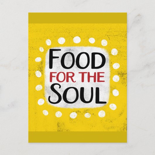 Voedsel voor het Soul Briefkaart (Voorkant)