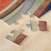  voedsel, warme Bowl van tomatensoep met erwten Legpuzzel (Zijkant)